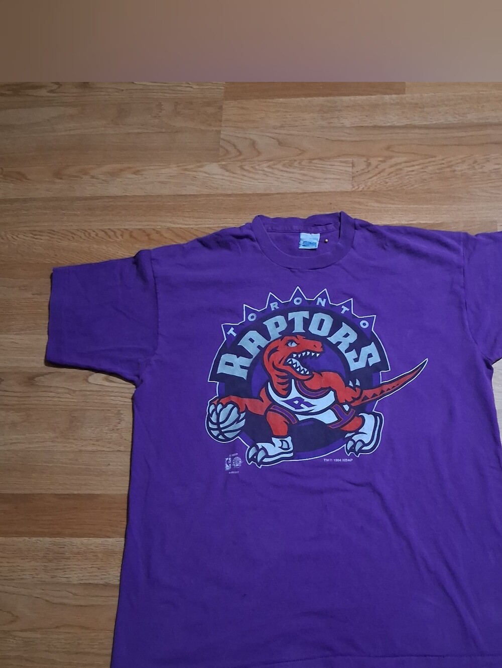 Toronto Raptors Purple Mens Graphic T-Shirt